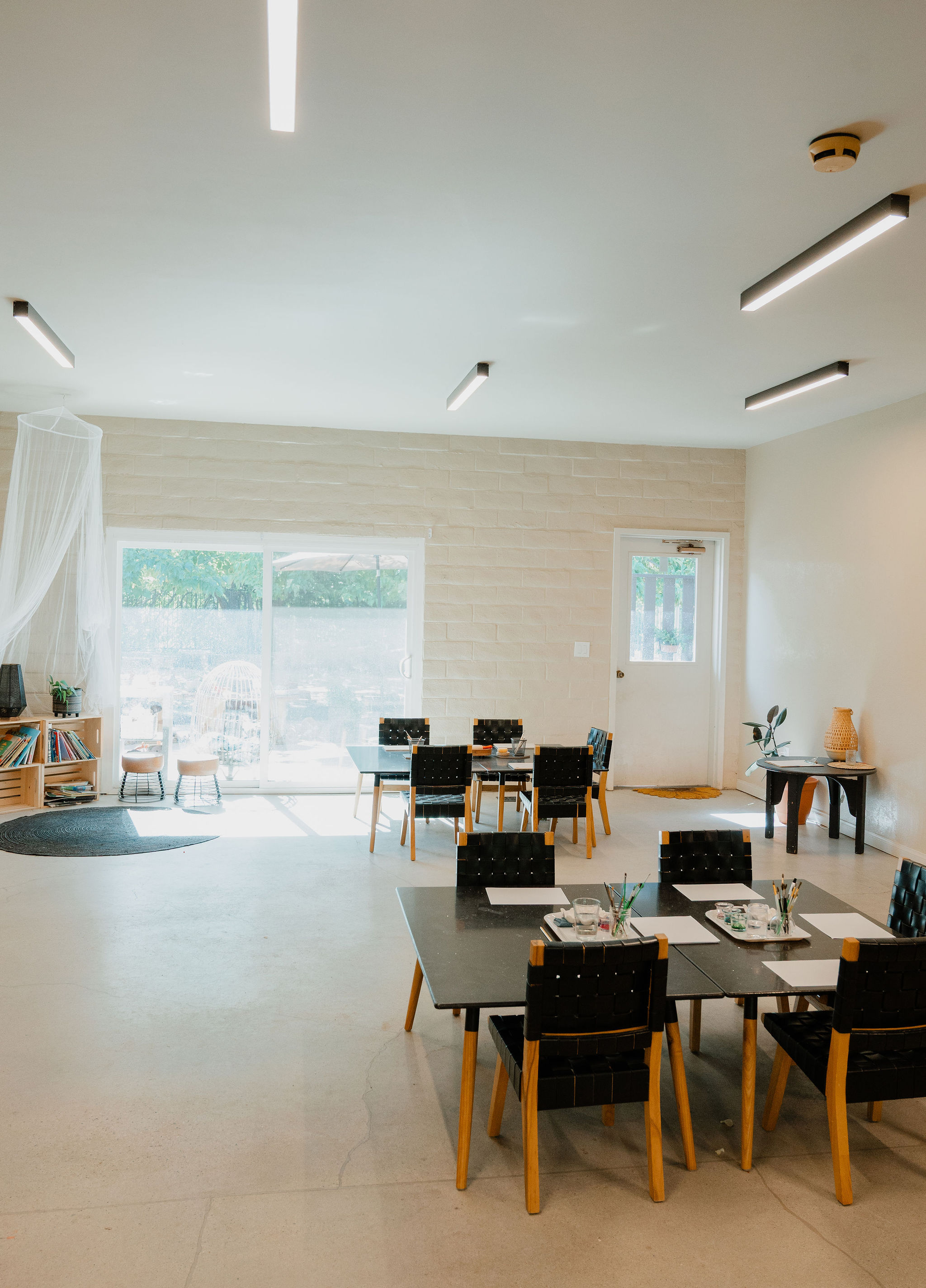 Bright, welcoming morning learning space at Orchard Atelier in Yorba Linda