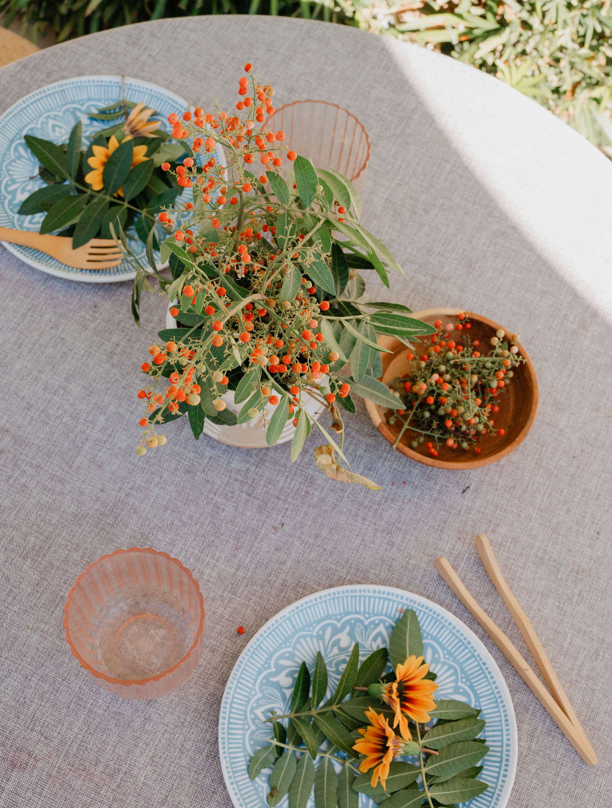 Nature and seasonal details at Orchard Atelier